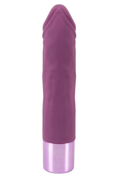 Фиолетовый вибратор-реалистик Realistic Vibe - 14,3 см. Фиолетовый вибратор-реалистик Realistic Vibe - 14,3 см.