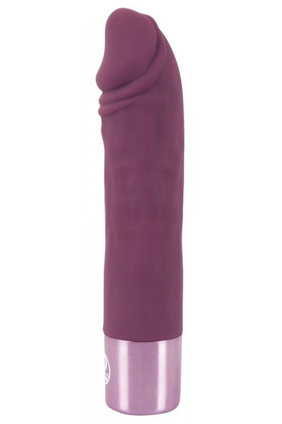 Фиолетовый вибратор-реалистик Realistic Vibe - 14,3 см. Фиолетовый вибратор-реалистик Realistic Vibe - 14,3 см.