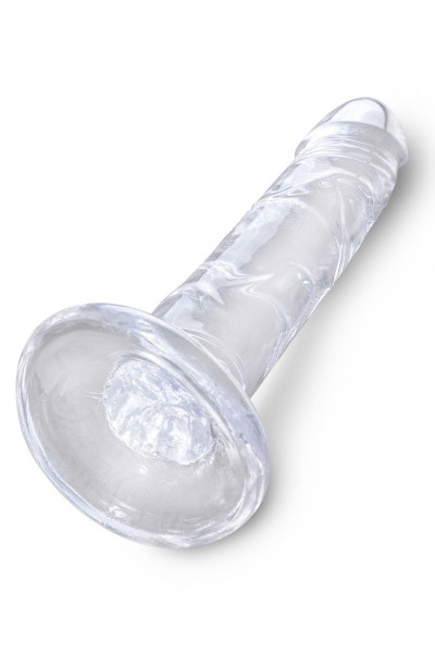 Прозрачный фаллоимитатор King Cock Clear 6 Cock - 18,4 см. Прозрачный фаллоимитатор King Cock Clear 6 Cock - 18,4 см.