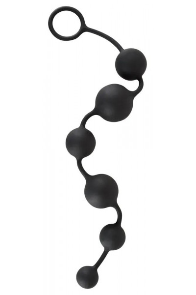 Анальная цепочка Black Velvets Anal Beads - 40 см. Анальная цепочка Black Velvets Anal Beads - 40 см.