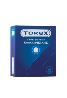 Гладкие презервативы Torex Классические - 3 шт.