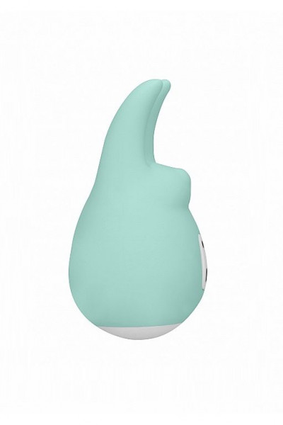 Зеленый клиторальный стимулятор Sugar Bunny - 9,5 см. Зеленый клиторальный стимулятор Sugar Bunny - 9,5 см.