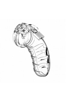 Прозрачный мужской пояс верности Model 04 Chastity 4.5 Cock Cage