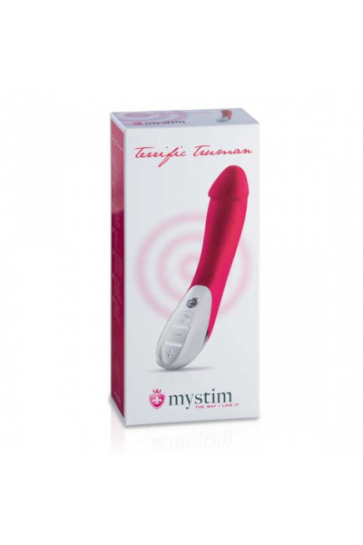 Ярко-розовый вибратор Mystim Terrific Truman - 27 см. Ярко-розовый вибратор Mystim Terrific Truman - 27 см.
