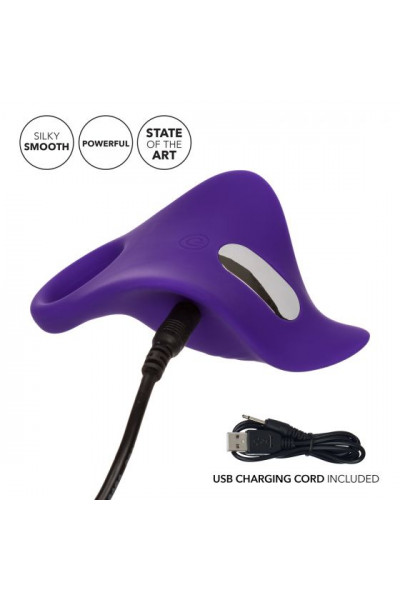 Фиолетовое перезаряжаемое эрекционное кольцо Silicone Remote Orgasm Ring Фиолетовое перезаряжаемое эрекционное кольцо Silicone Remote Orgasm Ring