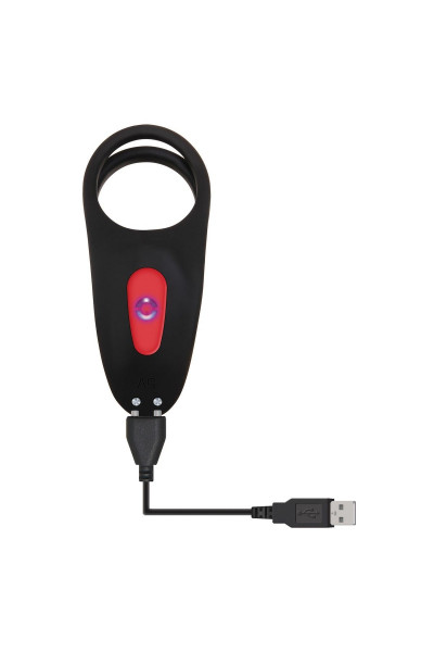 Черная насадка-эректор с пультом ДУ Vibrating Girth Enhancer Черная насадка-эректор с пультом ДУ Vibrating Girth Enhancer