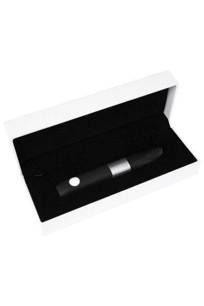 Чёрный клиторальный вибратор с 8Gb USB памяти и 7 режимами вибрации Чёрный клиторальный вибратор с 8Gb USB памяти и 7 режимами вибрации