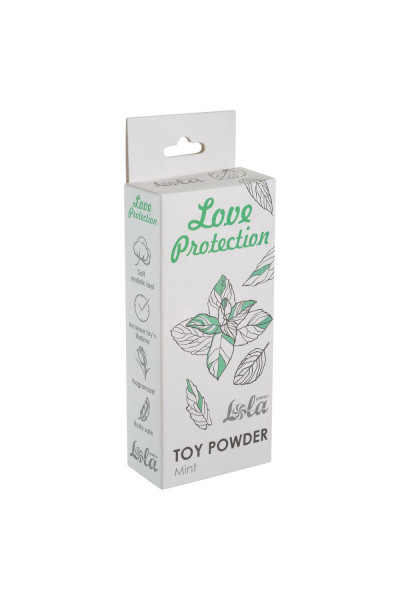 Пудра для игрушек Love Protection с ароматом мяты - 15 гр. Пудра для игрушек Love Protection с ароматом мяты - 15 гр.