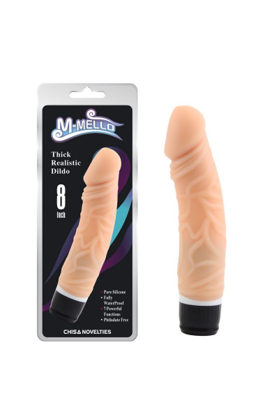 Телесный вибратор-реалистик Thick Realistic Dildo - 19,5 см. Телесный вибратор-реалистик Thick Realistic Dildo - 19,5 см.