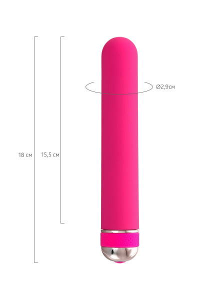 Розовый нереалистичный вибратор Mastick - 18 см. Розовый нереалистичный вибратор Mastick - 18 см.
