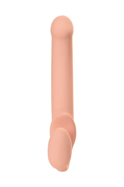Телесный безремневой страпон Silicone Bendable Strap-On L Телесный безремневой страпон Silicone Bendable Strap-On L
