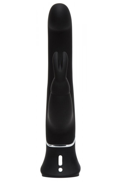 Черный вибратор-кролик G-Spot Stroking Vibrator - 24,2 см. Черный вибратор-кролик G-Spot Stroking Vibrator - 24,2 см.