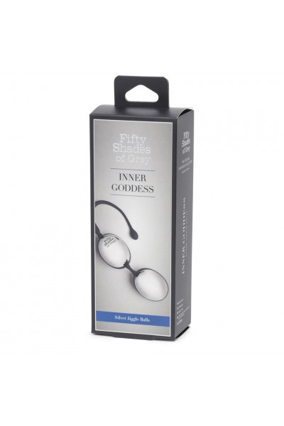 Серебристо-черные вагинальные шарики Inner Goddess Silver Jiggle Balls Серебристо-черные вагинальные шарики Inner Goddess Silver Jiggle Balls
