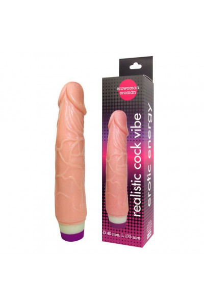 Вибратор Realistic Cock Vibe телесного цвета - 20 см. Вибратор Realistic Cock Vibe телесного цвета - 20 см.