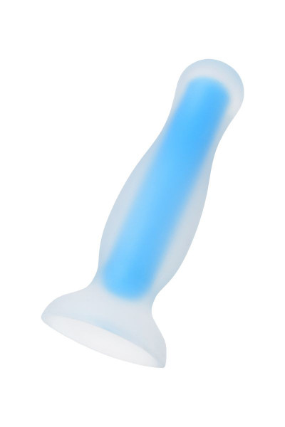 Голубая, светящаяся в темноте анальная втулка Namor Glow - 12,5 см. Голубая, светящаяся в темноте анальная втулка Namor Glow - 12,5 см.