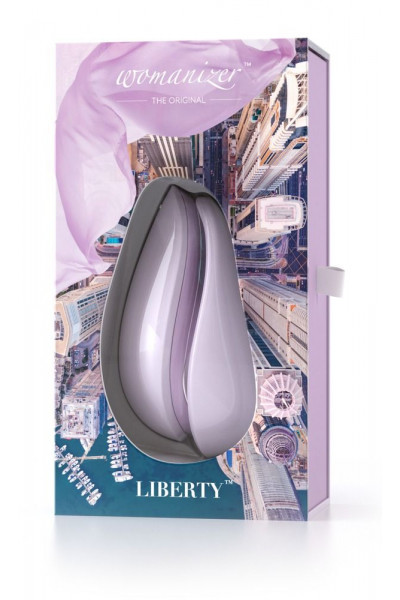 Сиреневый бесконтактный клиторальный стимулятор Womanizer Liberty Сиреневый бесконтактный клиторальный стимулятор Womanizer Liberty