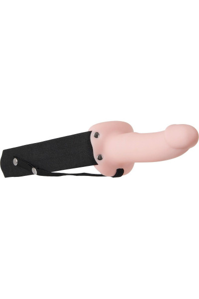 Полый поясной фаллоимитатор FlexSkin Hollow Strap-On - 15,2 см. Полый поясной фаллоимитатор FlexSkin Hollow Strap-On - 15,2 см.