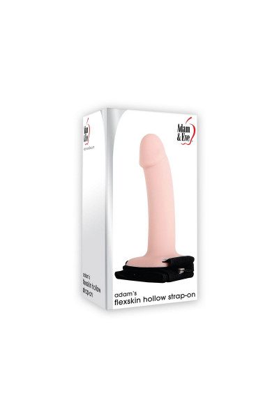 Полый поясной фаллоимитатор FlexSkin Hollow Strap-On - 15,2 см. Полый поясной фаллоимитатор FlexSkin Hollow Strap-On - 15,2 см.