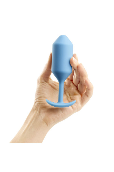 Голубая пробка для ношения B-vibe Snug Plug 3 - 12,7 см. Голубая пробка для ношения B-vibe Snug Plug 3 - 12,7 см.