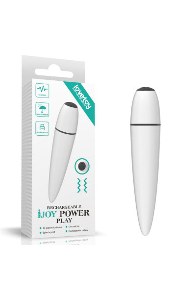 Белый мини-вибратор IJOY Rechargeable Power Play - 10,5 см. Белый мини-вибратор IJOY Rechargeable Power Play - 10,5 см.