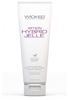 Гель-лубрикант на водно-силиконовой основе Wicked Simply HYBRID JELLE - 120 мл.