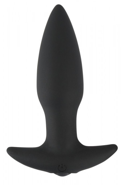 Черная анальная вибропробка с пультом ДУ Remote controlled Butt Plug - 13 см. Черная анальная вибропробка с пультом ДУ Remote controlled Butt Plug - 13 см.