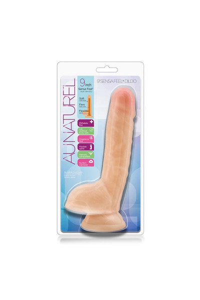 Телесный фаллоимитатор 9 Inch Sensa Feel Dildo - 22,8 см. Телесный фаллоимитатор 9 Inch Sensa Feel Dildo - 22,8 см.