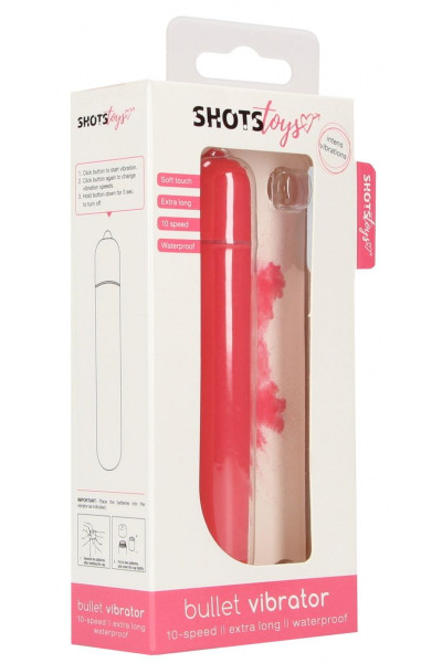 Розовая вибропуля Bullet Vibrator Extra Long - 10,5 см. Розовая вибропуля Bullet Vibrator Extra Long - 10,5 см.