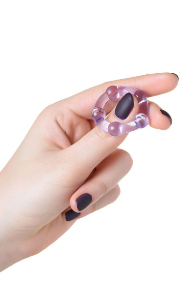 Фиолетовое эрекционное кольцо A-Toys Фиолетовое эрекционное кольцо A-Toys