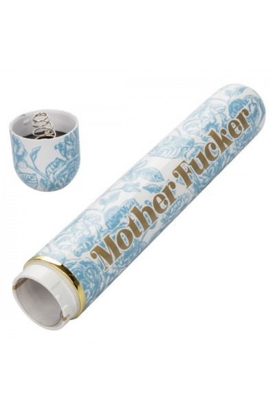Голубой классический вибратор Naughty Bits Mother Fucker Personal Vibrator - 18 см. Голубой классический вибратор Naughty Bits Mother Fucker Personal Vibrator - 18 см.
