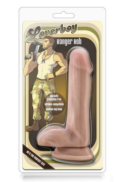 Телесный реалистичный фаллоимитатор RANGER ROB - 15,2 см. Телесный реалистичный фаллоимитатор RANGER ROB - 15,2 см.