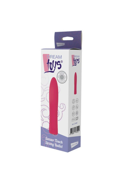 Розовая вибропуля SENSOR TOUCH BULLET - 12 см. Розовая вибропуля SENSOR TOUCH BULLET - 12 см.