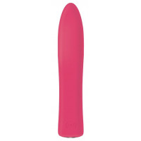 Розовая вибропуля SENSOR TOUCH BULLET - 12 см.