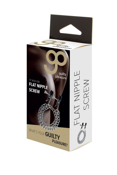 Регулируемые зажимы на соски Flat Nipple Screw с цепочкой Регулируемые зажимы на соски Flat Nipple Screw с цепочкой