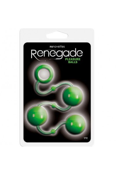 Зеленые анальные шарики Renegade Pleasure Balls Зеленые анальные шарики Renegade Pleasure Balls