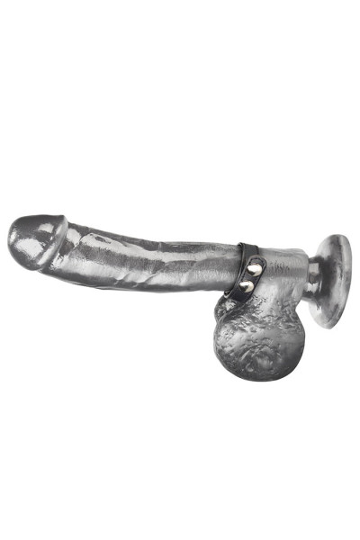 Кольцо на пенис SNAP COCK RING из искусственной кожи на клепках Кольцо на пенис SNAP COCK RING из искусственной кожи на клепках