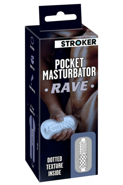 Прозрачный мастурбатор Pocket Masturbator Rave Прозрачный мастурбатор Pocket Masturbator Rave