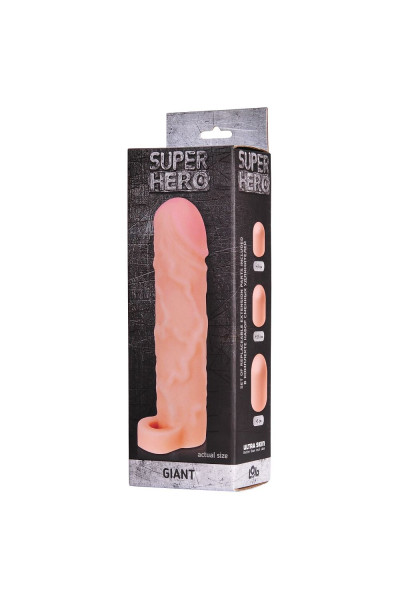 Фаллоудлинитель SUPER HERO Giant - 22 см. Фаллоудлинитель SUPER HERO Giant - 22 см.