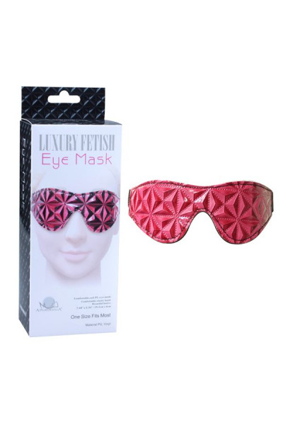 Розовая маска на глаза с геометрическим узором Pyramid Eye Mask Розовая маска на глаза с геометрическим узором Pyramid Eye Mask