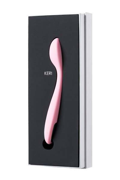 Нежно-розовый клиторальный вибратор Keri - 17 см. Нежно-розовый клиторальный вибратор Keri - 17 см.