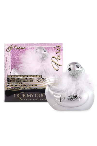 Серебристый вибратор-уточка I Rub My Duckie 2.0 Paris Серебристый вибратор-уточка I Rub My Duckie 2.0 Paris