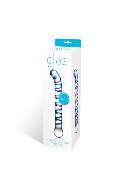 Изогнутый стеклянный фаллос G-Spot Glass Dildo - 17 см. Изогнутый стеклянный фаллос G-Spot Glass Dildo - 17 см.