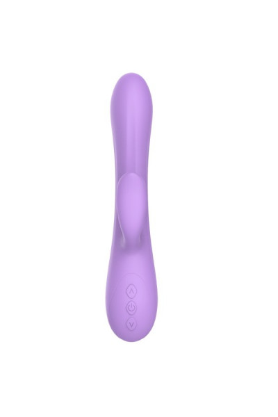 Фиолетовый вибратор-кролик Purple Rain - 23 см.