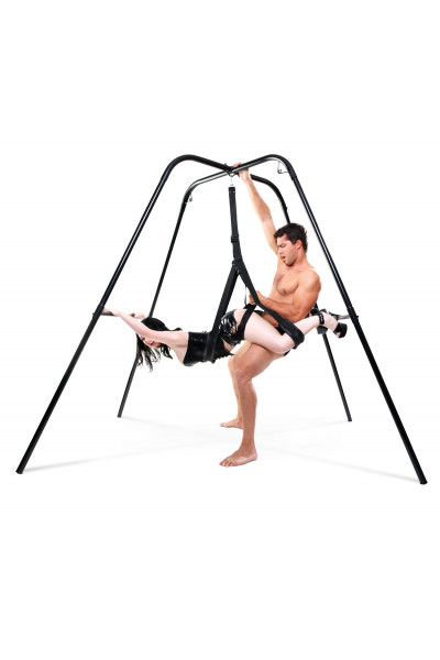 Напольный черный каркас для качелей Swing Stand Напольный черный каркас для качелей Swing Stand