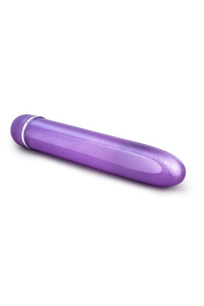 Фиолетовый тонкий классический вибратор Slimline Vibe - 17,8 см. Фиолетовый тонкий классический вибратор Slimline Vibe - 17,8 см.