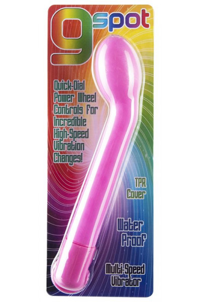 Розовый вибратор G-SPOT для точки G - 19 см. Розовый вибратор G-SPOT для точки G - 19 см.