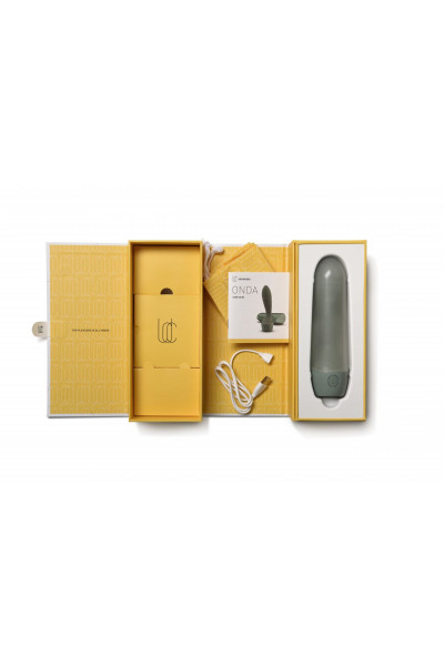 Зеленый стимулятор точки G Onda G-Spot Massager - 19,5 см. Зеленый стимулятор точки G Onda G-Spot Massager - 19,5 см.