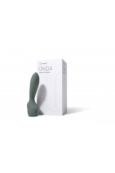 Зеленый стимулятор точки G Onda G-Spot Massager - 19,5 см. Зеленый стимулятор точки G Onda G-Spot Massager - 19,5 см.
