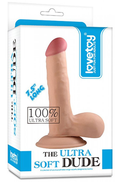 Телесный фаллоимитатор 7.5 The Ultra Soft Dude - 18 см. Телесный фаллоимитатор 7.5 The Ultra Soft Dude - 18 см.