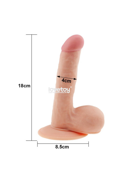 Телесный фаллоимитатор 7.5 The Ultra Soft Dude - 18 см. Телесный фаллоимитатор 7.5 The Ultra Soft Dude - 18 см.